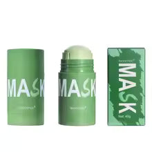 40g Face Clean Mask Green Tea/Rose Extract Cleansing Stick Deep Moisturizing Shrink Pores Blackhead Film Smear Oil Control Mask