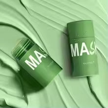 40g Face Clean Mask Green Tea/Rose Extract Cleansing Stick Deep Moisturizing Shrink Pores Blackhead Film Smear Oil Control Mask